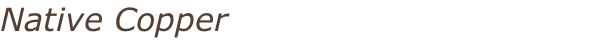 Native Copper